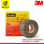 CINTA SCOTCH 24 BLINDAJE ELÉCTRICA 1 X 4.5MTS