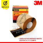 CINTA AISLANTE AUTOFUNDENTE MASTIC SCOTCH 31 2 X 2.6MTS