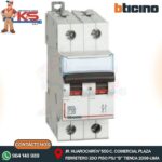 INTERRUPTOR TERMOMAGNETICO 2P 20A BTDIN 10/6KA 220/440V
