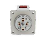 TOMA EMPOTRABLE 32A 3P+T 440V ROJO 3H IP67 P/CONTAINERS MENNEKES - Imagen 2