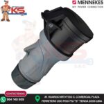 TOMA AEREO 32A 3P+T 500V NEGRO 7H IP54 POWERTOP XTRA MENNEKES