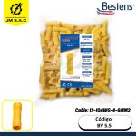 TERMINAL UNION AISLADO 12-10AWG-4-6MM2 AMARILLO LARG.25.5MM 48A X 100U
