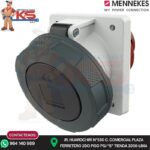TOMA EMPOTRABLE 125A 3P+T 500V NEGRO 7H IP67 MENNEKES