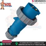 ENCHUFE 32A 2P+T 250V AZUL 6H IP67 MENNEKES