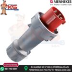 ENCHUFE 125A 3P+N+T 415V ROJO 6H IP67 POWERTOP PLUS MENNEKES