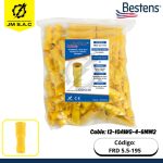 TERMINAL ESPIGA HEMBRA AMARILLO 12-10AWG-4-6MM2 24A X 100U
