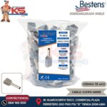 TERMINAL SOBREMOLDEADO DOBLE 12AWG-4MM2 GRIS DIM.12 X 100U