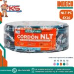 CABLE VULCANIZADO 4X16AWG 500V NLT-PC NEGRO X 100MTS