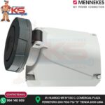 TOMA VISIBLE 63A 3P+T 500V NEGRO 7H IP67 MENNEKES