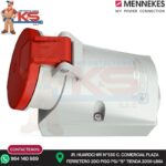 TOMA VISIBLE 32A 2P+T 415V ROJO 9H IP44 MENNEKES