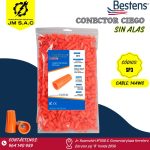 CONECTOR CIEGO DE ATORNILLAR SIN ALAS 14AWG NARANJA X 100PZ