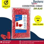 CONECTOR CIEGO DE ATORNILLAR SIN ALAS 10-8AWG ROJO X 100PZ