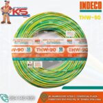 CABLE THW-90+PLUS 10 AWG AMARILLO/VERDE 450/750 X 100MTS