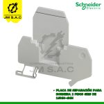 PLACA DE SEPARACIÓN PARA BORNERA 2 PISOS GRIS DE 2.5MM-4MM