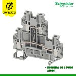 BORNERA DE 2 PISOS 2.5MM GRIS-NSYTRV24D