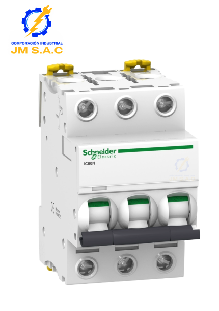 INTERRUPTOR TERMICO P/RIEL 3P 6A IC60N 20/6KA 230/440VAC
