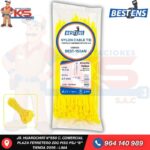 CINTILLO DE NYLON 6.6 AMARILLO (UL) 150X2.5MM (15CM) X 100PZ