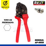 PRENSA PARA CONECTOR BCN ROJO 0.5-10MM2 ROJO