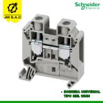 BORNERA UNIVERSAL TIPO RIEL 16MM GRIS-NSYTRV162