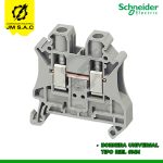 BORNERA UNIVERSAL TIPO RIEL 6MM GRIS-NSYTRV62
