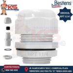 PRENSAESTOPA DE NYLON TIPO NPT 11/4" BLANCO IP68 UL