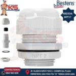 PRENSAESTOPA DE NYLON TIPO NPT 2" BLANCO IP68 UL