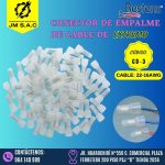 CONECTOR DE EMPALME DE CABLE DE EXTREMO TRANSPARENTE CABLE 22-16AWG-1.25MM2 X 100U