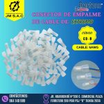 CONECTOR DE EMPALME DE CABLE DE EXTREMO TRANSPARENTE CABLE 6AWG-13MM2 X 100U