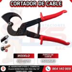 CORTADOR MANUAL DE CABLE COBRE Y ALUMINIO 150MM2 CON RACHET