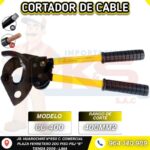 CORTADOR MANUAL DE CABLE COBRE Y ALUMINIO 400MM2 CON RACHET