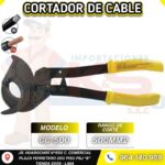 CORTADOR MANUAL DE CABLE COBRE Y ALUMINIO 500MM2 CON RACHET