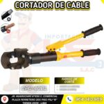 CORTADOR HIDRÁULICO DE CABLE COBRE Y ALUMINIO 40MM2