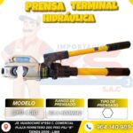 PRENSA TERMINAL HIDRÁULICA 50-400MM2 AMARILLO FUERZA PREN.11.6 TONELADAS
