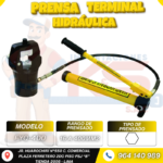 PRENSA TERMINAL HIDRÁULICA 16-400MM2 AMARILLO FUERZA PREN.15.5 TONELADAS