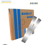 FLEJE BAND-IT ACERO INOX 201SS 1/2" 0.76MM X 30.5MTS