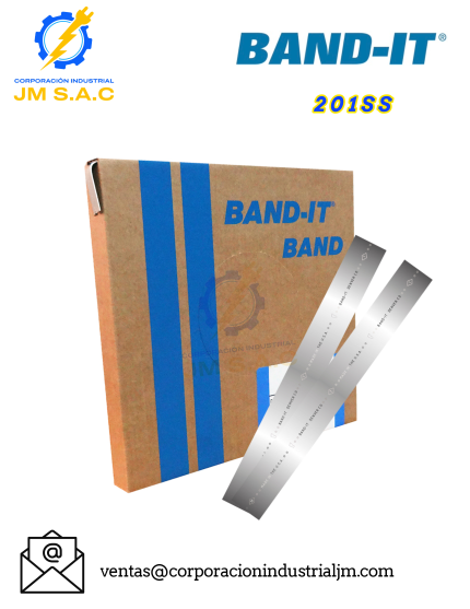 FLEJE BAND-IT ACERO INOX 201SS 1/4" 0.51MM X 30.5MTS