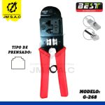 PRENSA ROJO PARA CONECTOR 8P8C-RJ45,6P6C-RJ12,6P4C7-RJ11