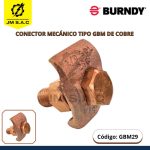 CONECTOR MECÁNICO TIPO GBM DE COBRE 250 MCM 1 TAPA 1 VÍA