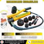 SACABOCADO HIDRÁULICO CON BOMBA 22.5-61.5MM2