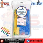 CINTILLO DE NYLON 6.6 COLORES MIXTOS (UL) 200X3.6MM (10CM) X 100PZ
