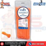 CINTILLO DE NYLON 6.6 NARANJA (UL) 300X3.6MM (30CM) X 100PZ