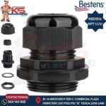 PRENSAESTOPA DE NYLON TIPO NPT 11/4" NEGRO IP68 UL