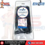 CINTILLO DE NYLON 6.6 NEGRO (UL) 200X3.6MM (20CM) X 100PZ
