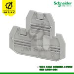 TAPA PARA BORNERA 2 PISOS GRIS 2.5MM-4MM
