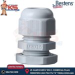 PRENSAESTOPA DE NYLON TIPO MILIMÉTRICO M18 BLANCO IP68 UL