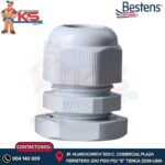 PRENSAESTOPA DE NYLON TIPO MILIMETRICO M22 BLANCO IP68 UL