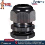PRENSAESTOPA DE NYLON TIPO MILIMETRICO M25 NEGRO IP68 UL