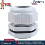 PRENSAESTOPA DE NYLON TIPO MILIMÉTRICO M40 BLANCO IP68 UL