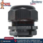 PRENSAESTOPA DE NYLON TIPO MILIMÉTRICO M40 NEGRO IP68 UL