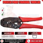 PRENSA TERMINAL TUBULAR (PRENSADO TRAPEZOIDAL) 0.5-6mm2 COLOR ROJO